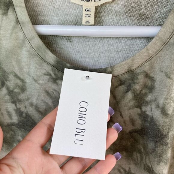 Como Blu Basic Sleeveless Knit Dress with Side Ruching Detail - Picture 6 of 9